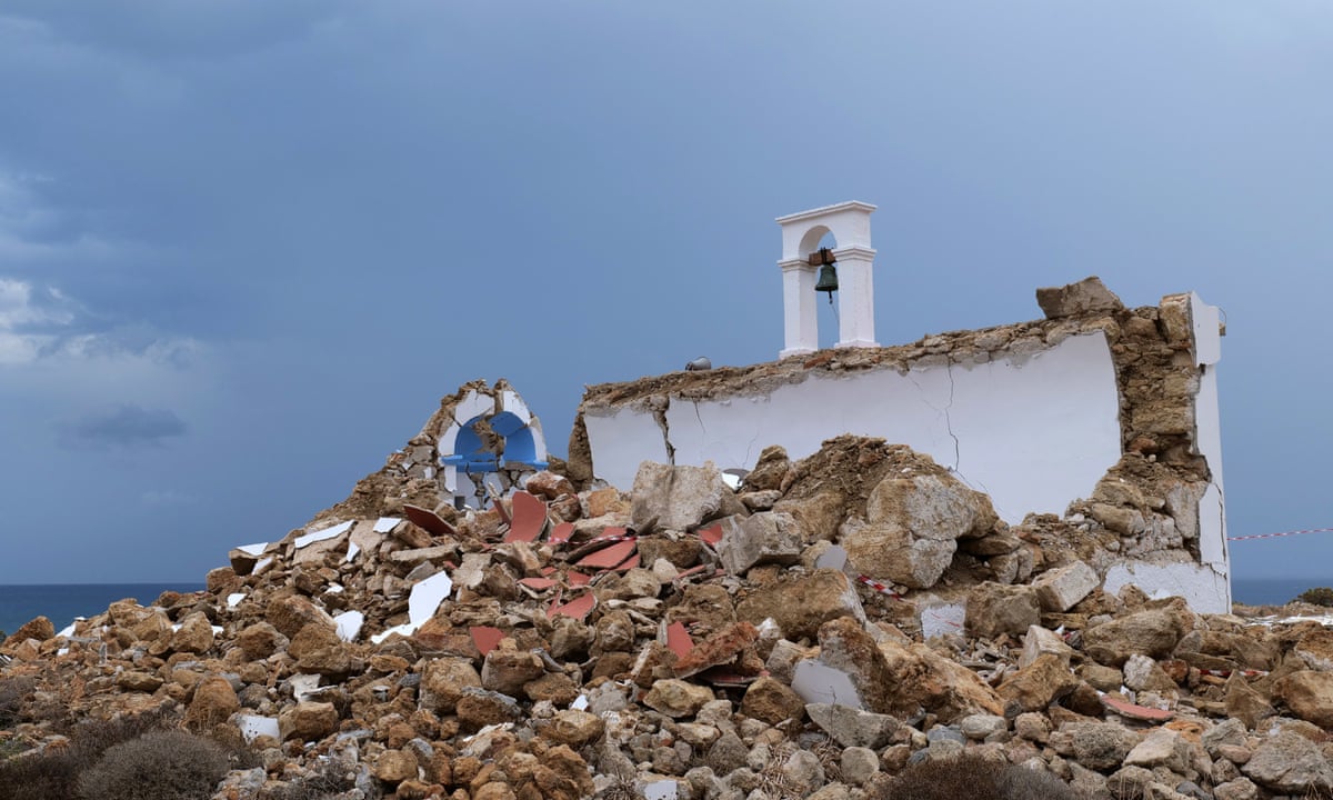 Greek island of Crete rocked by second earthquake in two weeks | Greece | The Guardian