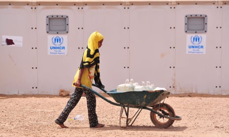 A Yemeni girl at UNHCR refugee camp