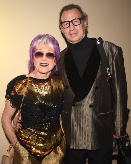 Chicago with her husband, Donald Woodman, in 2020.