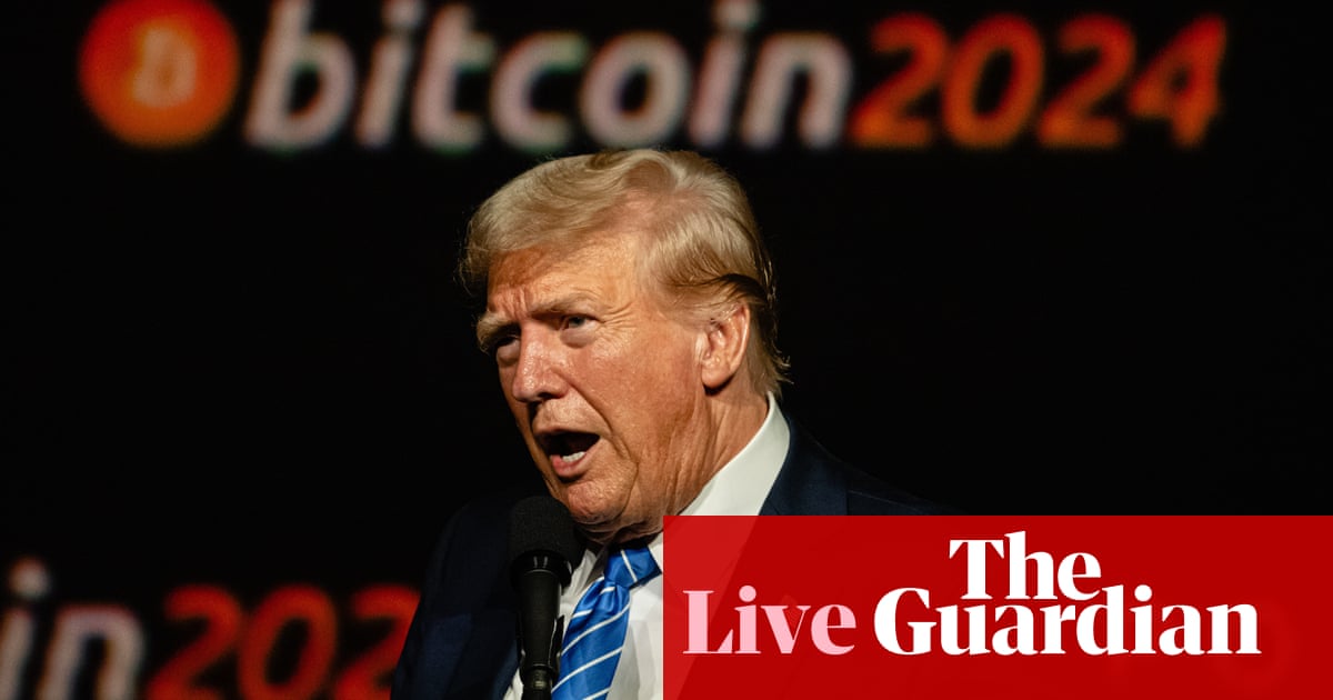 Bitcoin osiąga sześciotygodniowy szczyt po tym, jak Donald Trump obiecał zakończyć „prześladowania” sektora kryptowalut – business live | Biznes