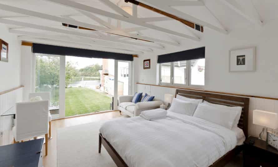 The self-contained Riverside Boathouse sleeps four