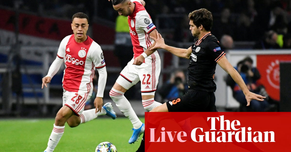 Ajax v Chelsea: Champions League Group H – live!