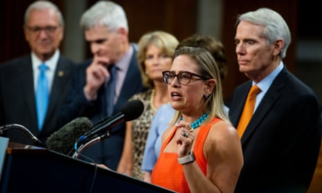 Senator Kyrsten Sinema: ‘We know that this has been a long and sometimes difficult process, but we are proud this evening to announce this legislation.’