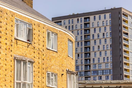 High-rise and lower-rise housing in London