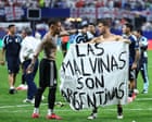 White House backs Argentina players over Falklands banner in World Cup semi-final