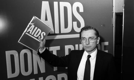 Fowler promoting his Aids awareness campaign.