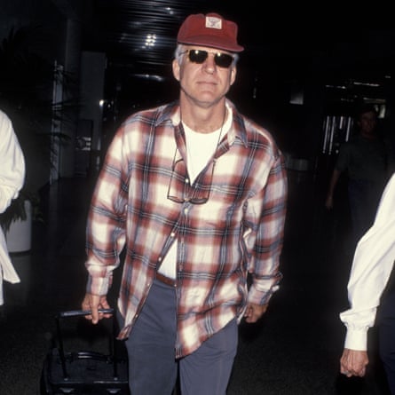 Steve Martin at Los Angeles International Airport in 9 September 1994