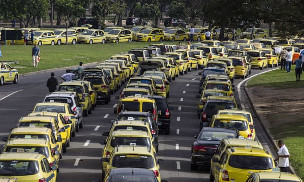 uber taxis rio de janeiro brazil
