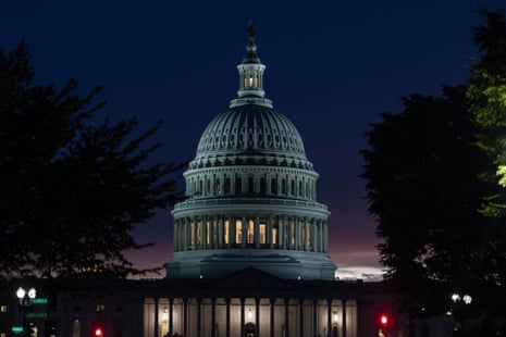 The US Capitol on Tuesday night
