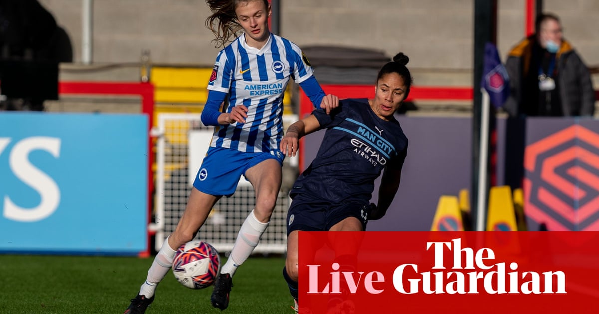 Brighton v Manchester City: Women's Super League - regstreeks!