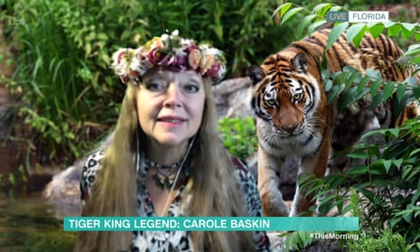 Carole Baskin appeared on  the UK’s ‘This Morning’ show on Thursday. 