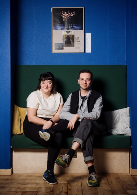 ‘We’re uncovering those voices’ … Ellice Stevens and Billy Barrett of Breach Theatre.