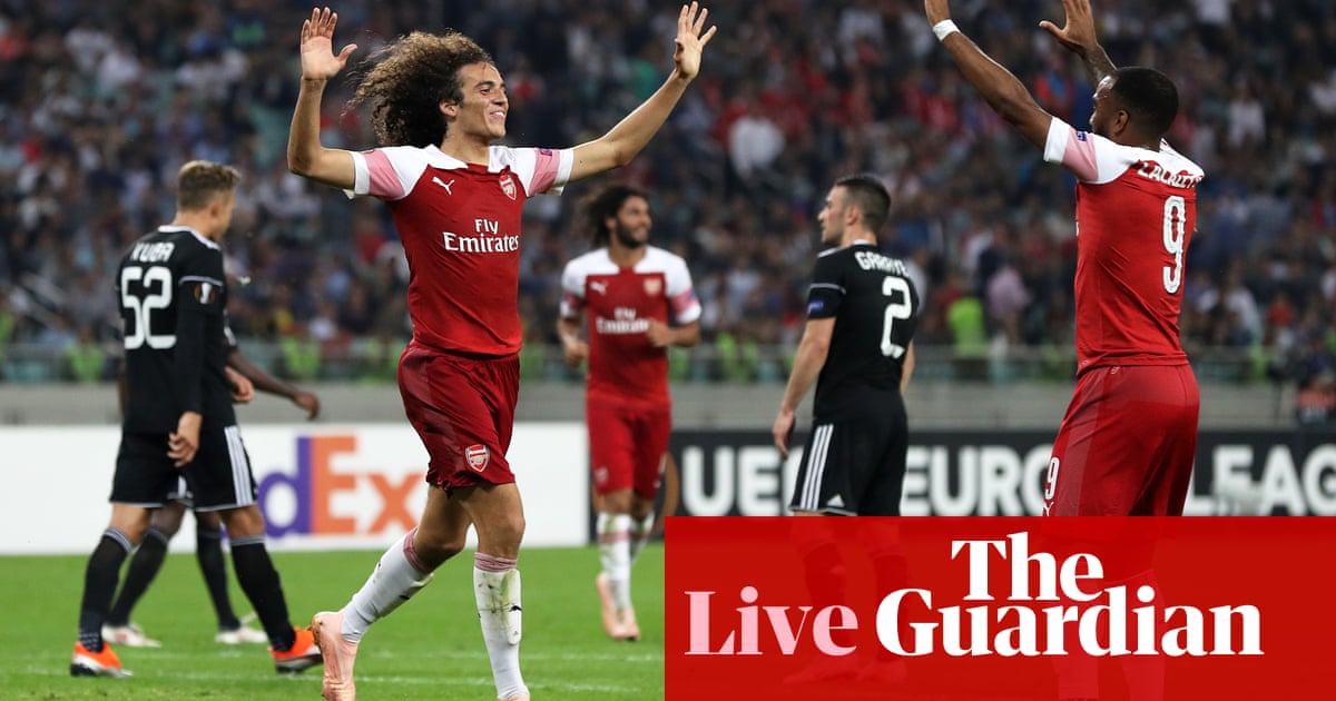 Qarabag V Arsenal Europa League As It Happened Football The Guardian