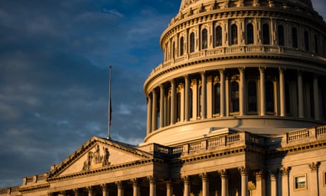 US Capitol ahead of Inauguration of US President-elect Joe Biden<br>epaselect epa08937451 Sunrise illuminates the US Capitol building in Washington, DC, USA, 14 January 2021. At least twenty thousand troops of the National Guard will be deployed in Washington by the end of the week to help secure the Capitol area ahead of more potentially violent unrest in the days leading up to the Inauguration of US President-elect Joe Biden. Democrats are attempting to impeach US President Donald J. Trump after he incited a mob of his supporters to riot on the US Capitol in an attempt to thwart Congress from certifying Biden's election victory.  EPA/SAMUEL CORUM