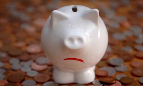 Piggy banks are shrinking as savings rates are far below inflation