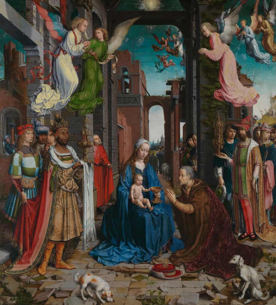 Jan Gossaert's The Adoration of the Kings, (1510-15).