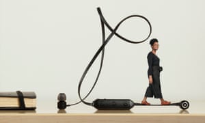 Wired for sound: Renni Eddo-Lodge with her headphones.