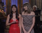 Saturday Night Live: Dakota Johnson struggles through weak episode as Taylor Swift gatecrashes