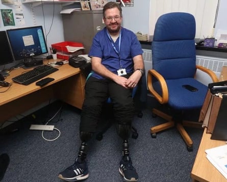 Surgeon Neil Hopper at the Royal Cornwall hospital.