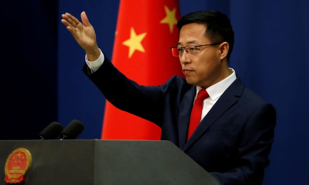 Chinese foreign ministry spokesman Zhao Lijian 