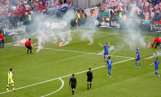 Croatia Fined And Threatened With Ticket Ban Over Euro 16 Crowd Trouble Croatia The Guardian Croatia Fined And Threatened With Ticket Ban Over Euro 16 Crowd Trouble Croatia The Guardian