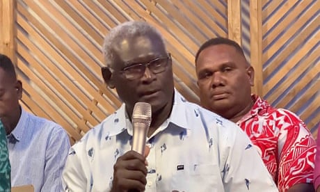 Solomon Islands PM Manasseh Sogavare to stand down after poor election result