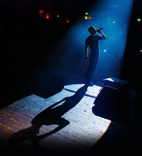 Mike Skinner performing in 2019.