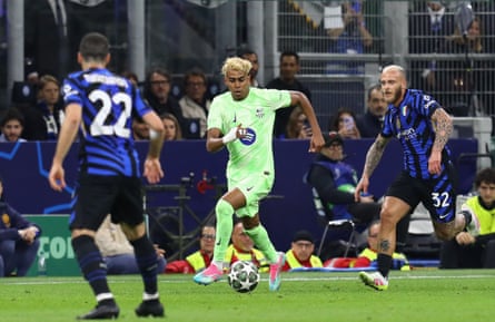 Lamine Yamal ended up on the losing side despite thrilling for Barcelona against Inter in a stunning Champions League semi-final.