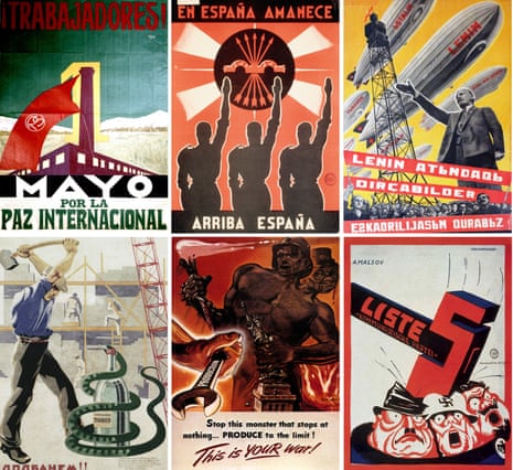 An international collection of propaganda posters from before and during the second world war.