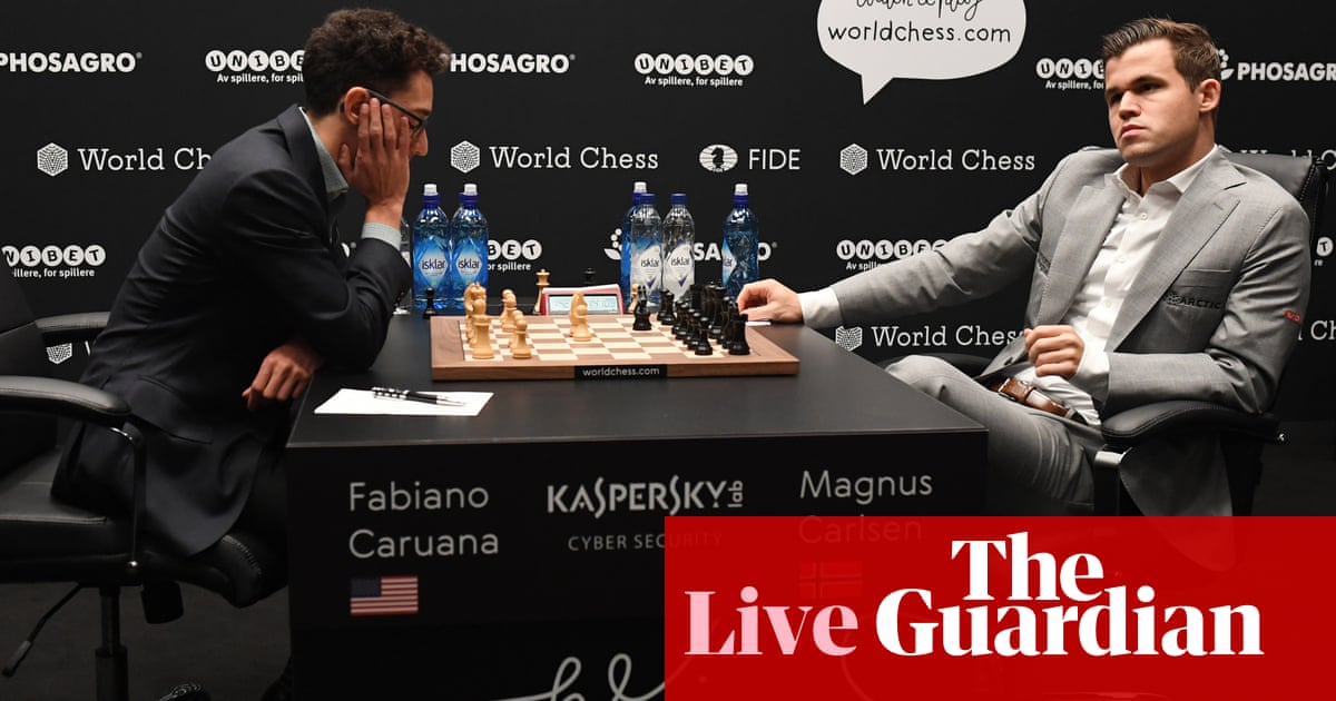 magnus carlsen saves draw as fabiano caruana falters in game 8 as it happened sport the guardian magnus carlsen saves draw as fabiano caruana falters in game 8 as it happened sport the guardian