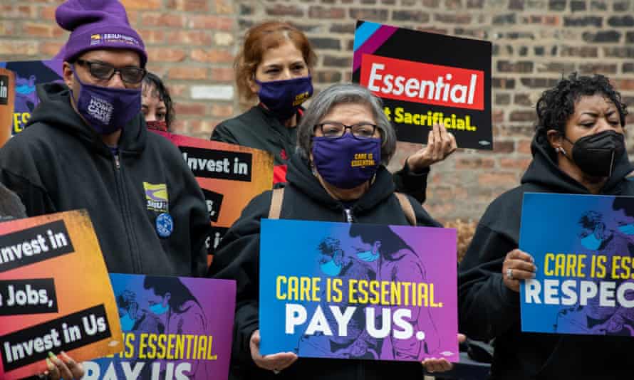 SEIU Healthcare Illinois/Indiana rally in Chicago, Ill