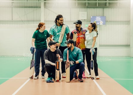 Members of the Southern Sharks indoor cricket team