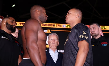 Daniel Dubois v Fabio Wardley weigh in