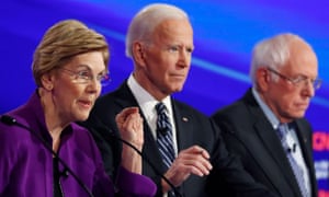 Warren, Biden and Sanders.