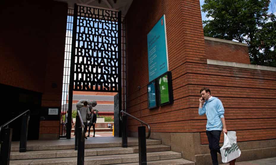 The British Library in central London. The library declined to store the world’s biggest collection of Taliban-related documents over concerns it could be prosecuted under terrorism laws.
