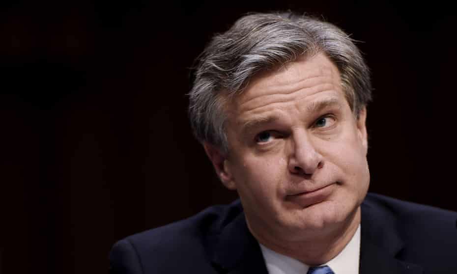 Christopher Wray said of Fox Hunt: ‘The Chinese government wants to force them to return to China, and China’s tactics to accomplish that are shocking.’
