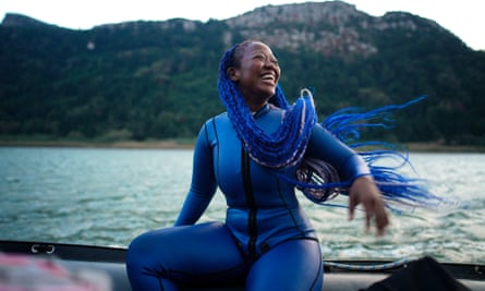 Zandile Ndhlovu, South Africa’s first black women freediving instructor.