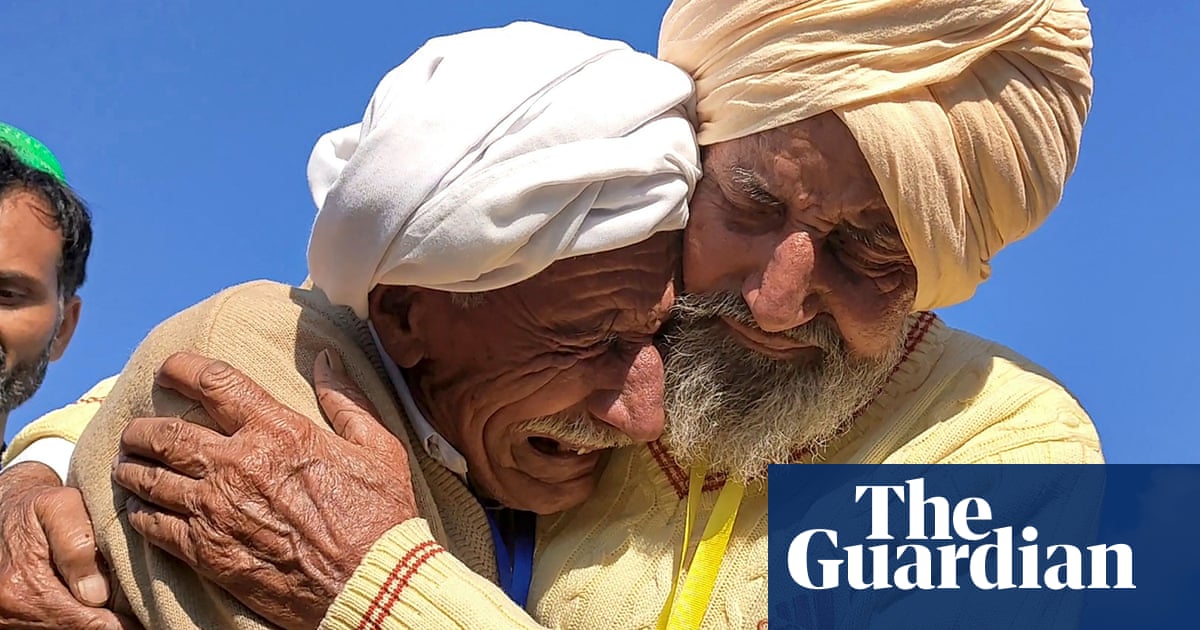 ‘Finally we are together’: partition’s broken families reunite after seven decades