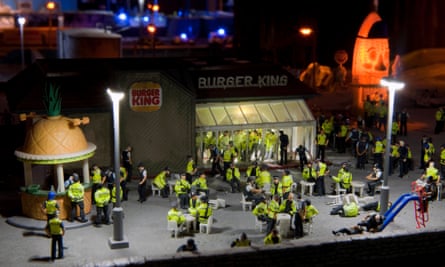 The Aftermath Dislocation Principle created by Jimmy Cauty, which was on display at Banksy’s Dismaland theme park.