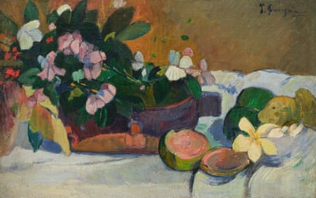 Paul Gauguin's Fleurs dans une coupe