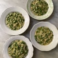 Spring Orzo in plates x 4.