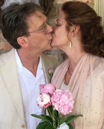 Grady and Marcia on their wedding day