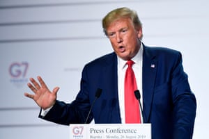 US Donald Trump told the G7 on Monday that China wants to make a trade deal