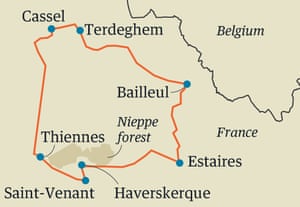flanders cycling map