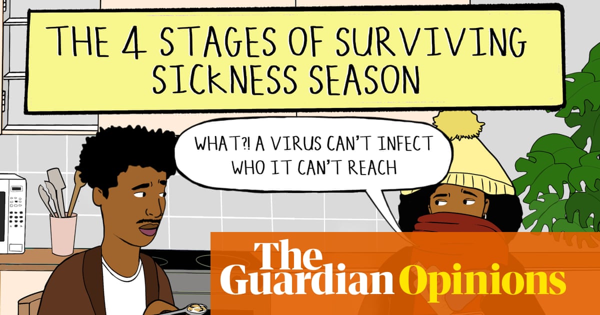 Sarah Akinterinwa on surviving sickness season – cartoon