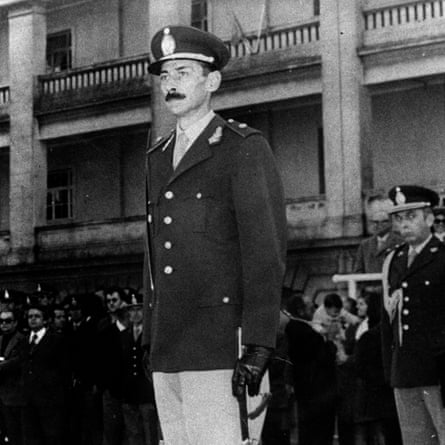 General Jorge Videla, who was involved in the coup to overthrow President Isabel Martínez de Perón and led the military junta from 1976 until 1981.