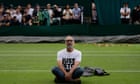 Just Stop Oil protesters throw jigsaw pieces and confetti on Wimbledon grass