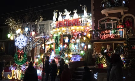 Holiday lights and decorations in Brooklyn’s Dyker Heights neighborhood this year.
