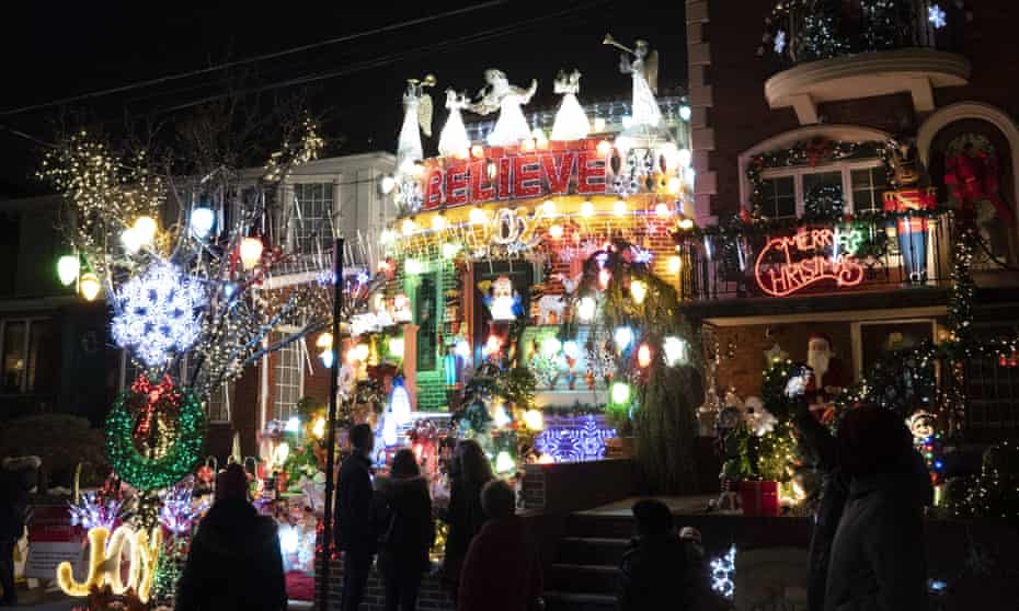 Holiday lights and decorations in Brooklyn’s Dyker Heights neighborhood this year.