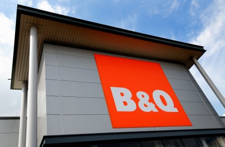 B&Q owner Kingfisher has hiked its annual profit outlook despite flagging lower half-year sales in the DIY chain as Britons held off from splashing out on bigger purchases. The group said B&Q like-for-like sales in the UK and Ireland dropped 1.8% over its second quarter, with sales of so-called big ticket items plunging 8.1%, driven largely by lower demand for bathroom ranges.
